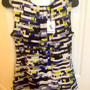 Calvin Klein sleeveless blouse